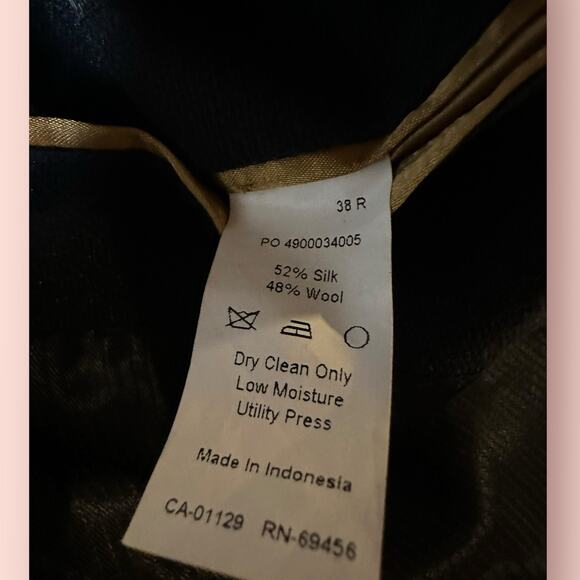 Donald J Trump Signature Collection Gray Sport Coat Men's 38R Blazer Wool Silk - Picture 6 of 7